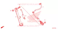 BEQUILLE LATERALE pour Honda CB 500 F ABS de 2016