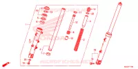 FOURCHE pour Honda CB 500 F ABS de 2016