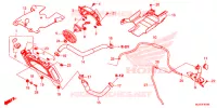RADIATEUR pour Honda CB 500 F ABS BLACK de 2016