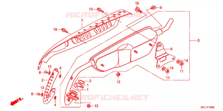 SILENCIEUX D'ECHAPPEMENT (Z50J4,5,6,7) Honda MOTO 50 MONKEY 2006  Z50J6_M