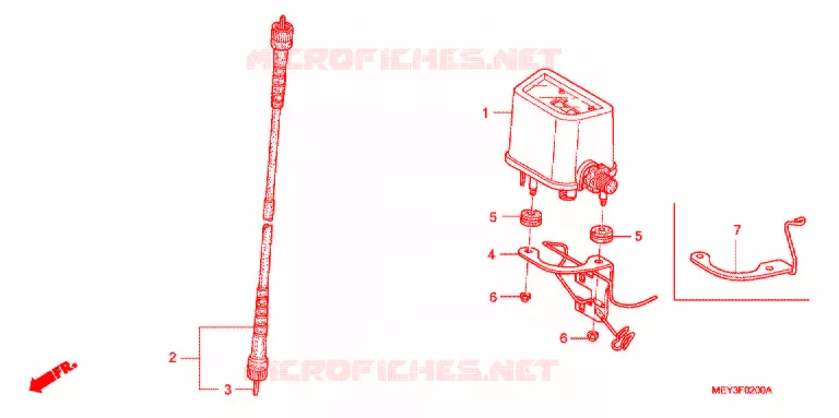 COMPTEUR Honda MOTO 450 CRF 2006  CRF450X6