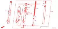 FOURCHE pour Honda BIZ 125 SOMENTE PEDAL DE PARTIDA de 2007