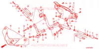 GUIDON   CARENAGE (1) pour Honda BIZ 125 SOMENTE PEDAL DE PARTIDA de 2007