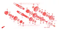 BOITE DE VITESSES pour Honda CR 250 R de 2007