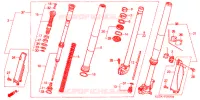 FOURCHE pour Honda CR 250 R de 2007