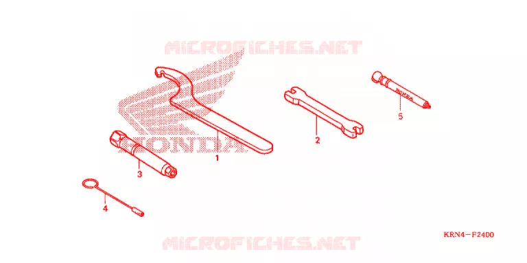 OUTIL Honda MOTO 250 CRF 2007  CRF250R7