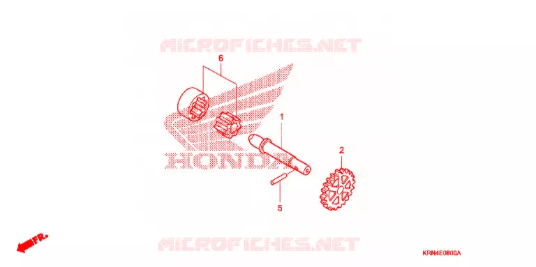POMPE A HUILE Honda MOTO 250 CRF 2007  CRF250R7