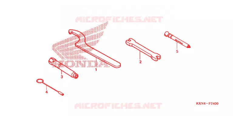 OUTIL Honda MOTO 250 CRF 2007  CRF250X7