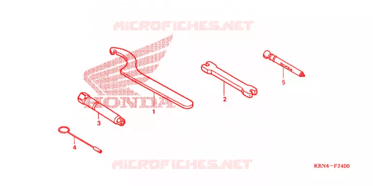OUTIL Honda MOTO 250 CRF 2007  CRF250X7