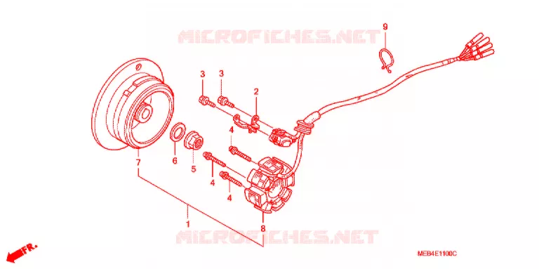ALTERNATEUR Honda MOTO 450 CRF 2007  CRF450R7
