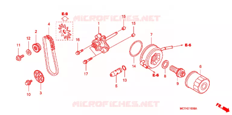 POMPE A HUILE Honda SCOOTER 600 SILVERWING 2007  FJS600D7
