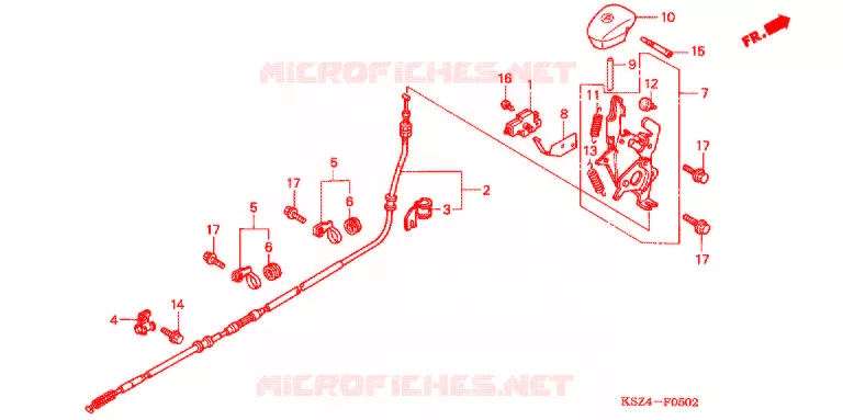 FREIN DE STATIONNEMENT Honda SCOOTER 250 REFLEX 2007  NSS250S7