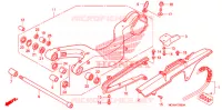 BRAS OSCILLANT pour Honda VFR 800 INTERCEPTOR TRICOLOR de 2007