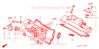 COUVRE CULASSE pour Honda VFR 800 INTERCEPTOR TRICOLOR de 2007