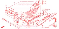 BRAS OSCILLANT pour Honda VFR 800 INTERCEPTOR TRICOLOR de 2007