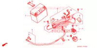 BATTERIE pour Honda VFR 800 INTERCEPTOR ABS de 2007