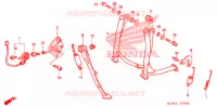 BEQUILLE pour Honda VFR 800 INTERCEPTOR ABS de 2007
