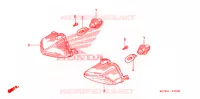 CLIGNOTANT pour Honda VFR 800 INTERCEPTOR ABS de 2007
