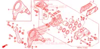 ETRIER DE FREIN ARRIERE pour Honda VFR 800 INTERCEPTOR ABS de 2007