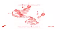 CLIGNOTANT pour Honda VFR 800 INTERCEPTOR ABS de 2007