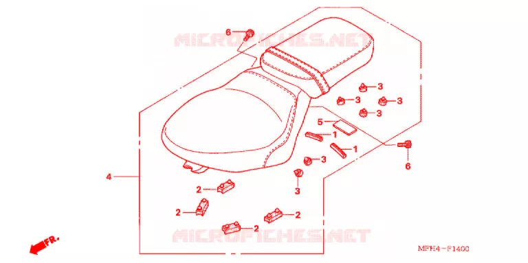 SELLE Honda MOTO 600 SHADOW 2007  VT600C7