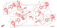 CLIGNOTANT pour Honda VTX 1300 C de 2007