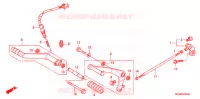 PEDALE pour Honda VTX 1300 C de 2007