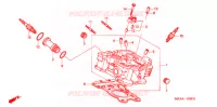 CULASSE DE CYLINDRE ARRIERE pour Honda VTX 1300 S de 2007