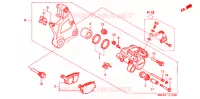 ETRIER DE FREIN ARRIERE pour Honda VTX 1300 S de 2007