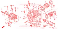 CULASSE pour Honda TRX 450 R SPORTRAX Electric Start de 2008