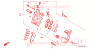 ETRIER DE FREIN AVANT pour Honda TRX 450 R SPORTRAX Electric Start de 2008