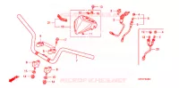 GUIDON pour Honda TRX 450 R SPORTRAX Electric Start de 2008
