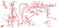 LEVIER DE GUIDON   CABLE   COMMODO ('06 '08) pour Honda TRX 450 R SPORTRAX Electric Start de 2008
