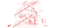 TRIANGLES AVANT pour Honda TRX 450 R SPORTRAX Electric Start de 2008