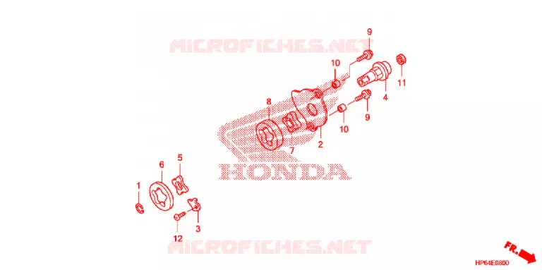 POMPE A HUILE Honda ATV 700 FOURTRAX 2009  TRX700XX9