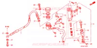 MAITRE CYLINDRE DE FREIN ARRIERE pour Honda XR 230 de 2008