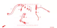 PEDALE pour Honda XR 230 de 2008