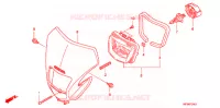 PHARE (XR2307/8/9) pour Honda XR 230 de 2008
