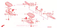 REPOSE PIED pour Honda XR 230 de 2008