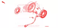 ALTERNATEUR pour Honda FOURTRAX 500 FOREMAN 4X4 Electric Shift de 2009