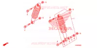 AMORTISSEUR AVANT pour Honda FOURTRAX 500 FOREMAN 4X4 Electric Shift de 2009
