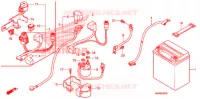 BATTERIE pour Honda FOURTRAX 500 FOREMAN 4X4 Electric Shift de 2009