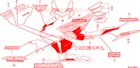 AUTOCOLLANTS (2) pour Honda CBR 1000 RR REPSOL de 2011