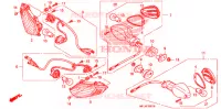 CLIGNOTANT (2) pour Honda CBR 1000 RR REPSOL de 2011