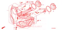 PHARE pour Honda CBR 1000 RR REPSOL de 2011