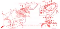SELLE pour Honda CBR 1000 RR BLACK de 2012