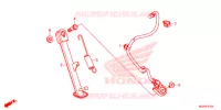 BEQUILLE pour Honda CB 500F ABS RED de 2014