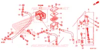 MAITRE CYLINDRE DE FREIN ARRIERE (ABS) pour Honda CB 500 F ABS de 2015