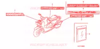 AUTOCOLLANTS pour Honda ZOOMER 50 de 2008