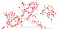CADRE (NPS508) pour Honda ZOOMER 50 de 2008